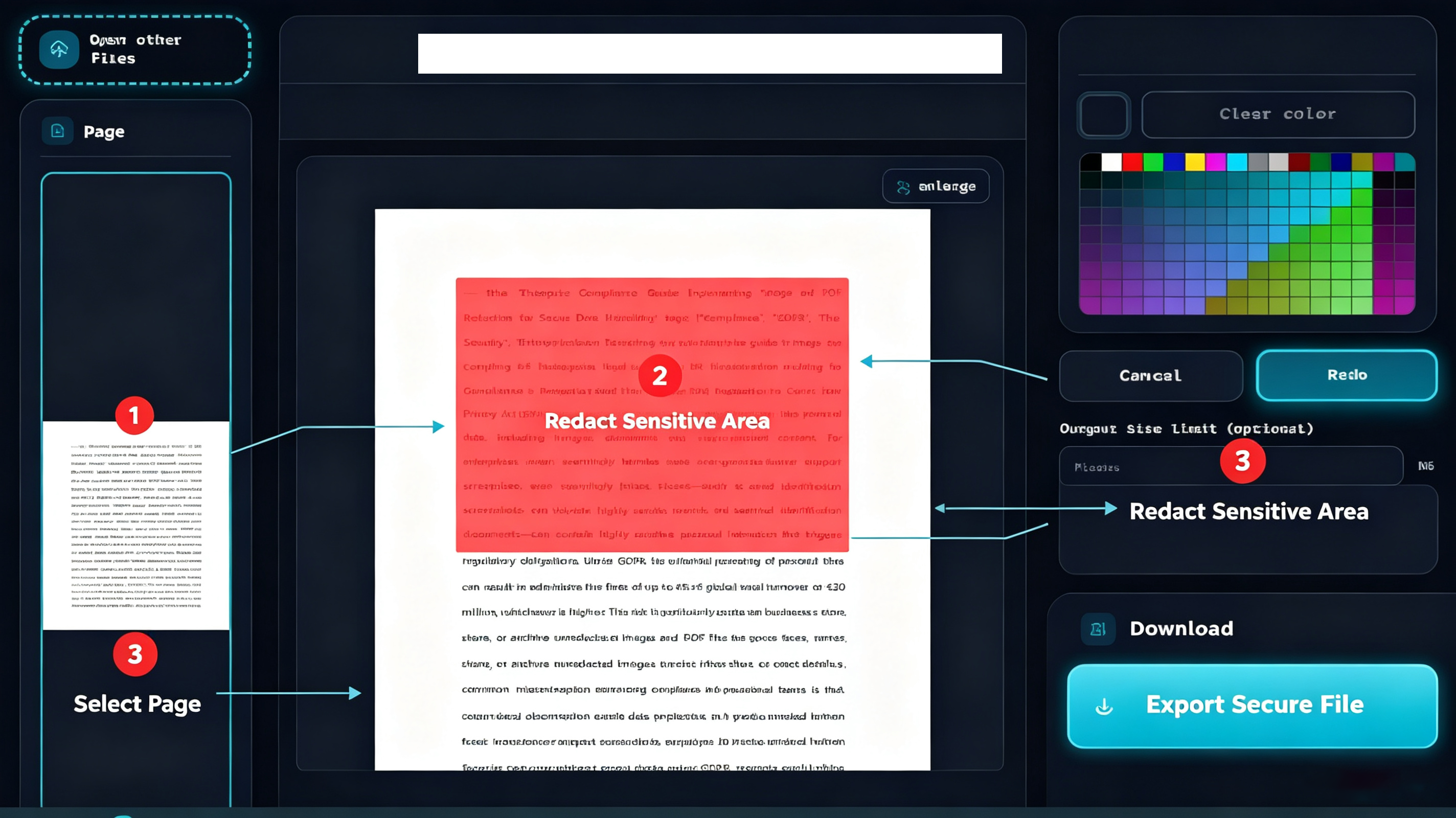 Secure Image & PDF Redaction — GDPR-Compliant Sensitive Data Masking