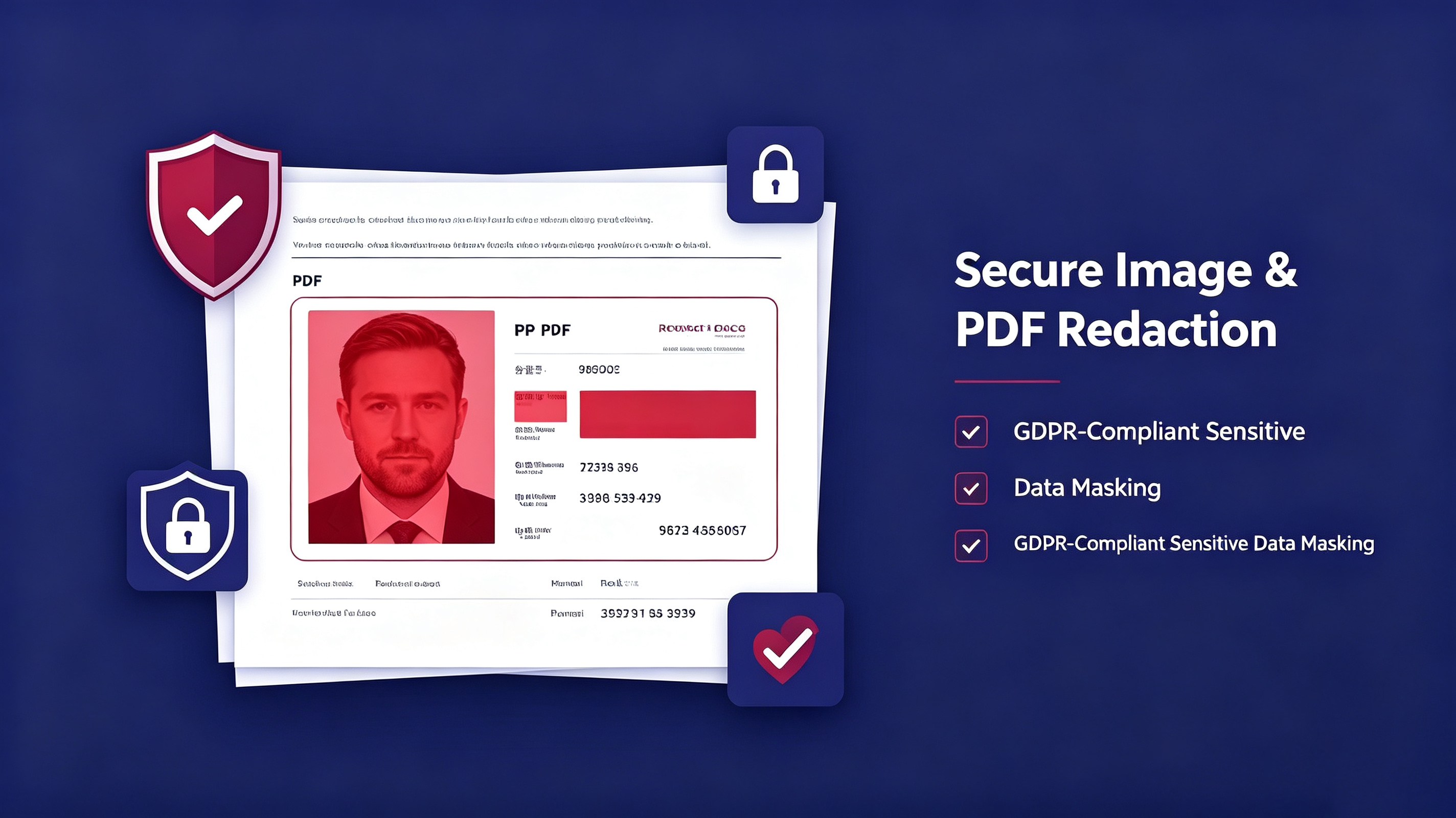 Enterprise-Grade 3-Step Document Redaction Workflow: Select Page → Redact Sensitive Area → Export Secure File